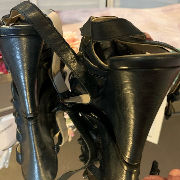 🥰😘BALENCIAGA studded gladiator wedges.
EUC. - Picture 5 of 9